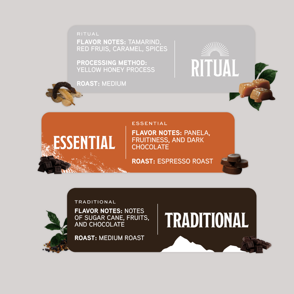 SUR Ritual Bundle – 3x 12oz Specialty Colombian Coffees