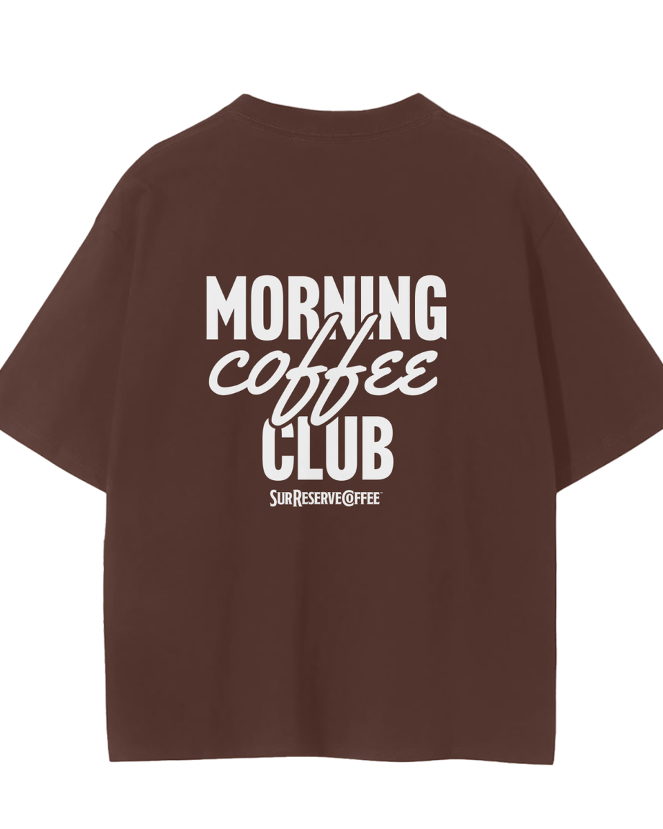The Morning Coffee Club® Heavyweight Oversized Tee — SRC Drop