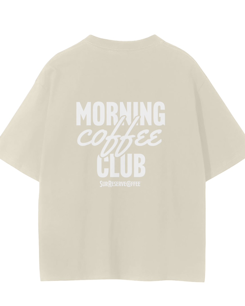 The Morning Coffee Club® Heavyweight Oversized Tee — SRC Drop