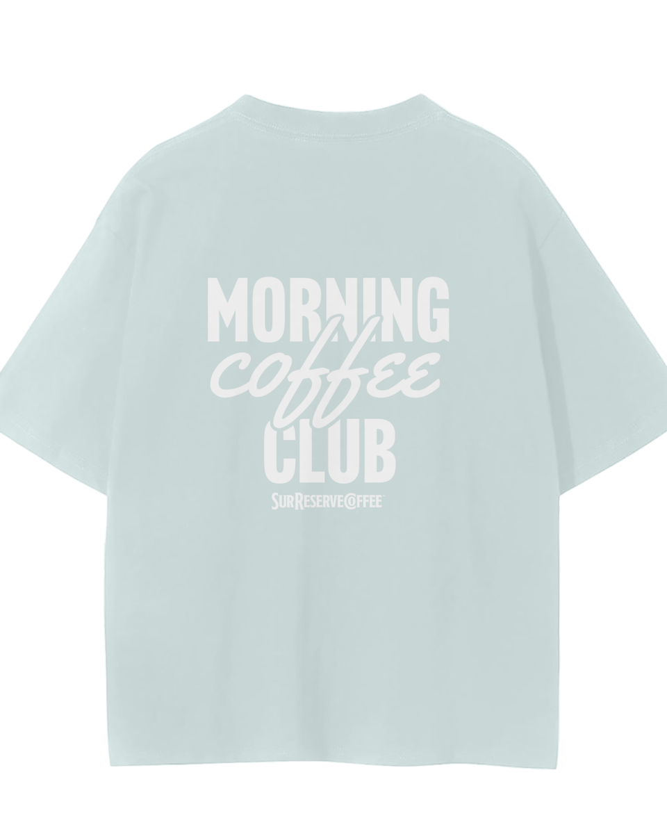 The Morning Coffee Club® Heavyweight Oversized Tee — SRC Drop