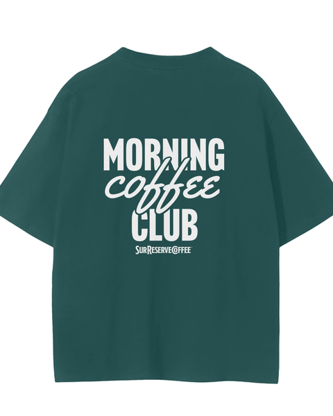 The Morning Coffee Club® Heavyweight Oversized Tee — SRC Drop